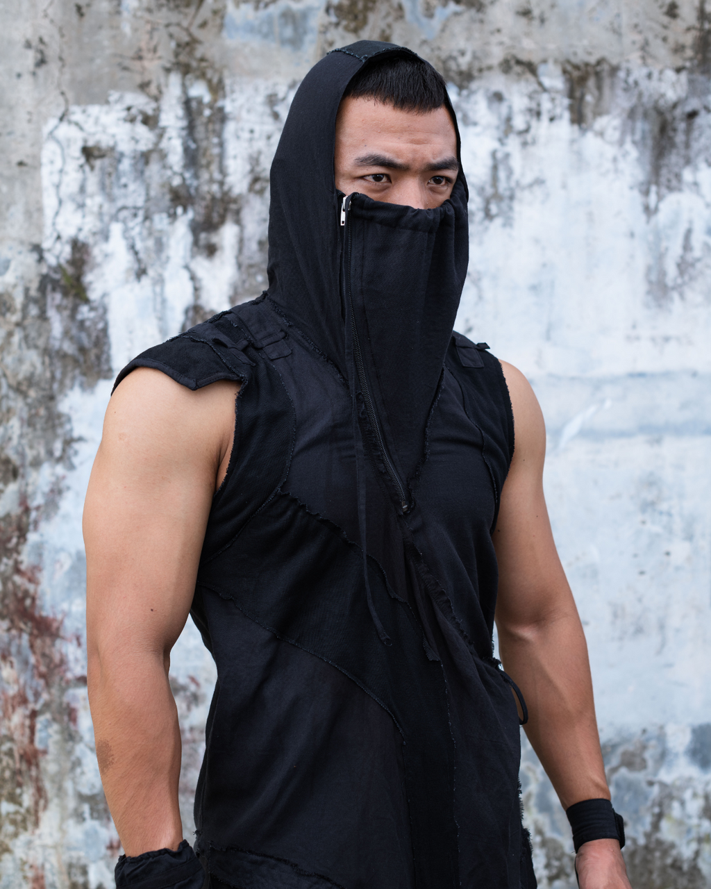 Shinjitsu Short Robe | Burning Man Kimono | Dystopian Fashion – MAISON ...