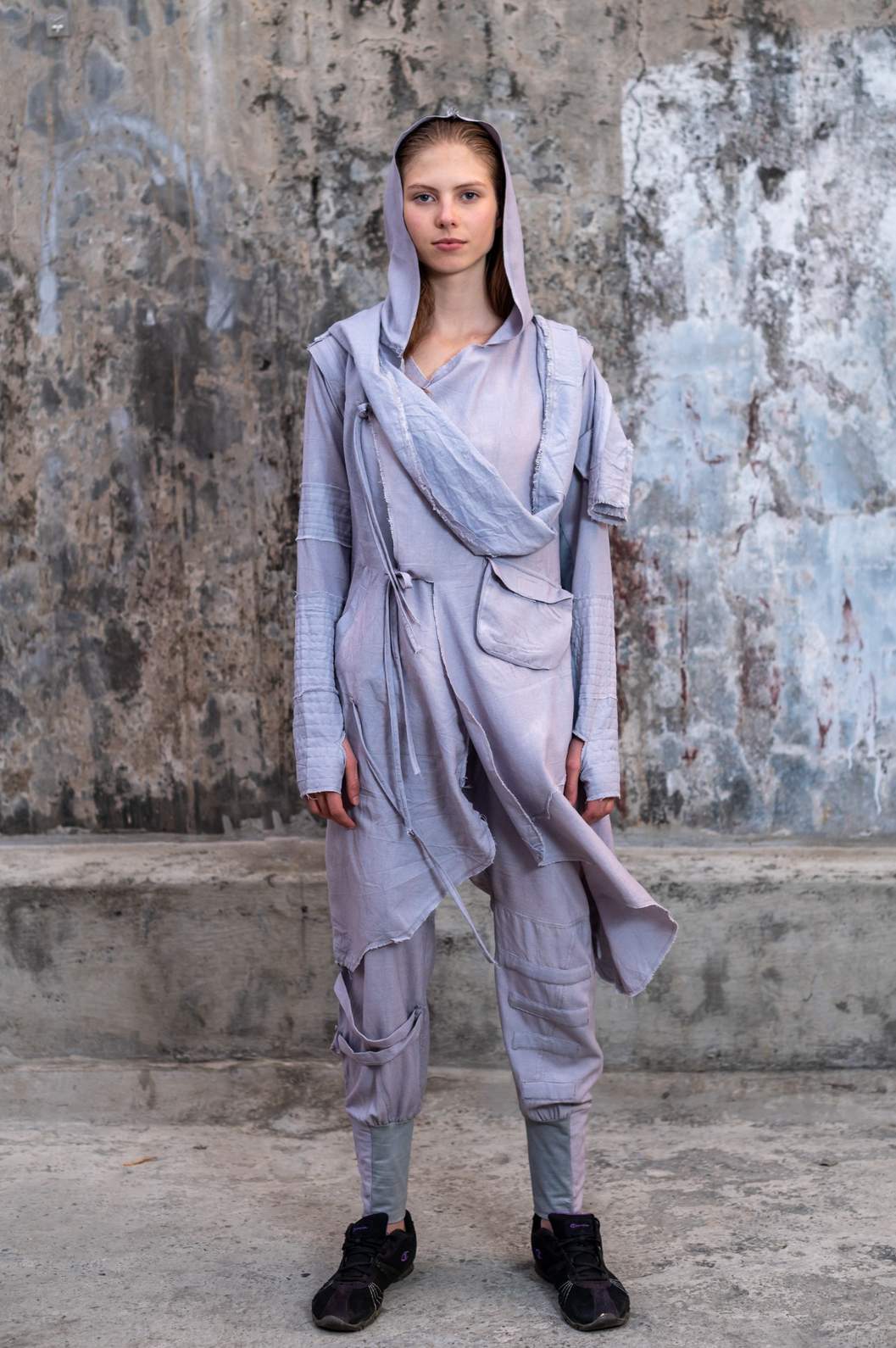 Kūen Robe | Futuristic Avant-Garde Streetwear Statement Piece