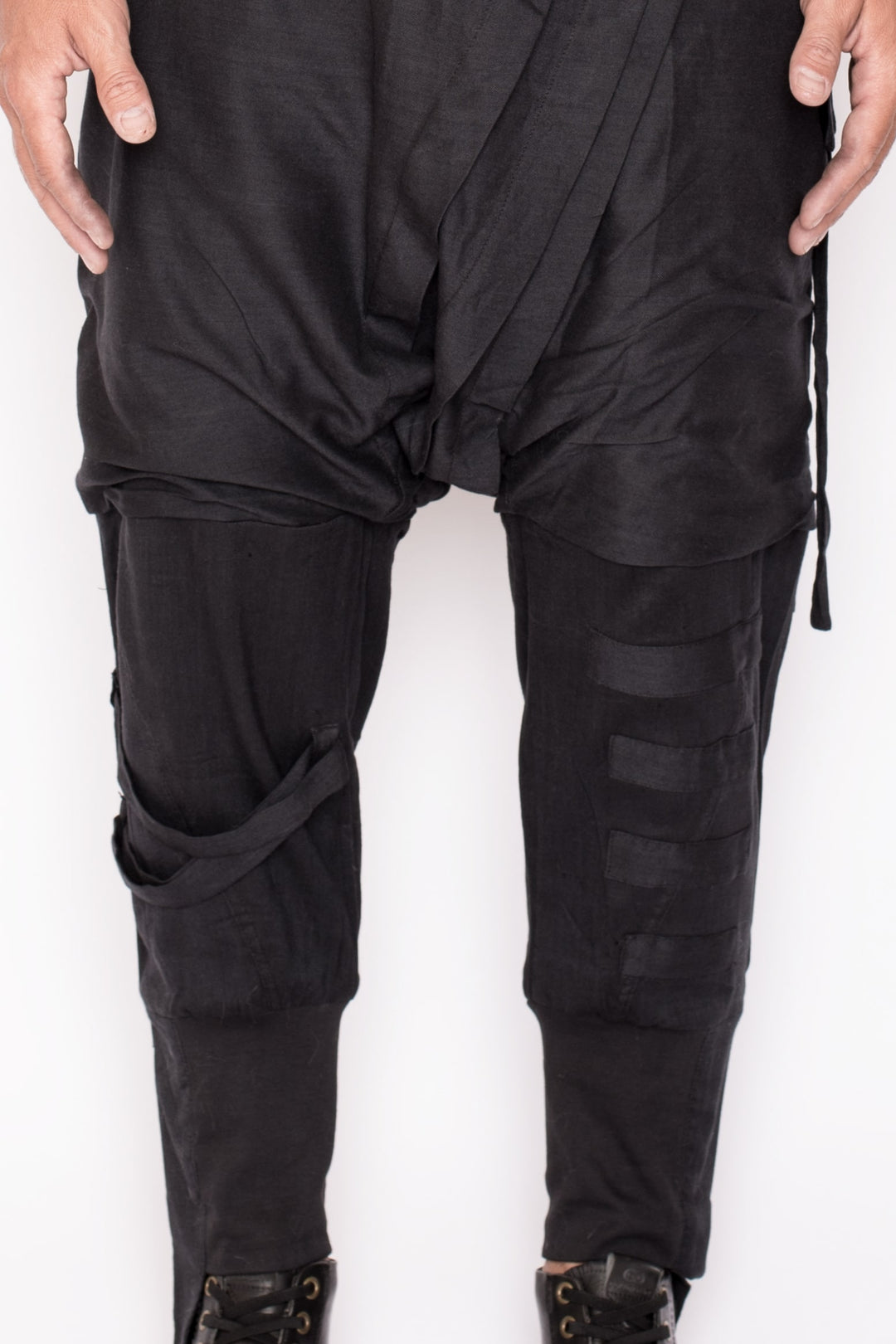 Authentic Hermes - Black Cotton Pants - IT 44 – LUXHAVE