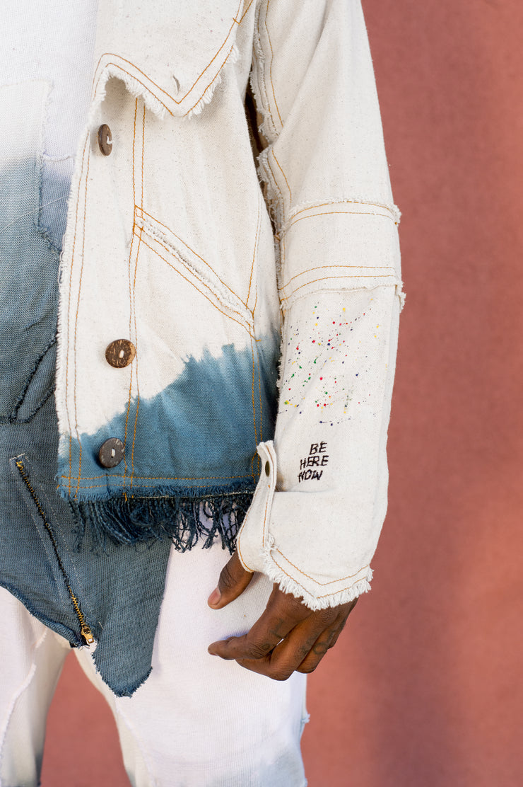 Heorwulf Denim Jacket Ivory