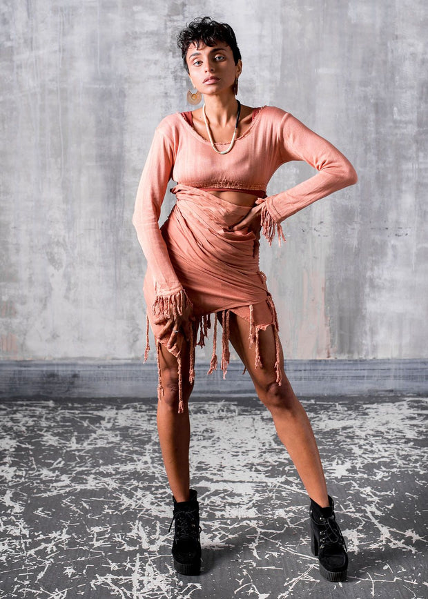 Athena Dress Dusty Pink